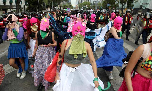 Eine Demonstration für die legale Abtreibung in Mexiko (Archivbild).