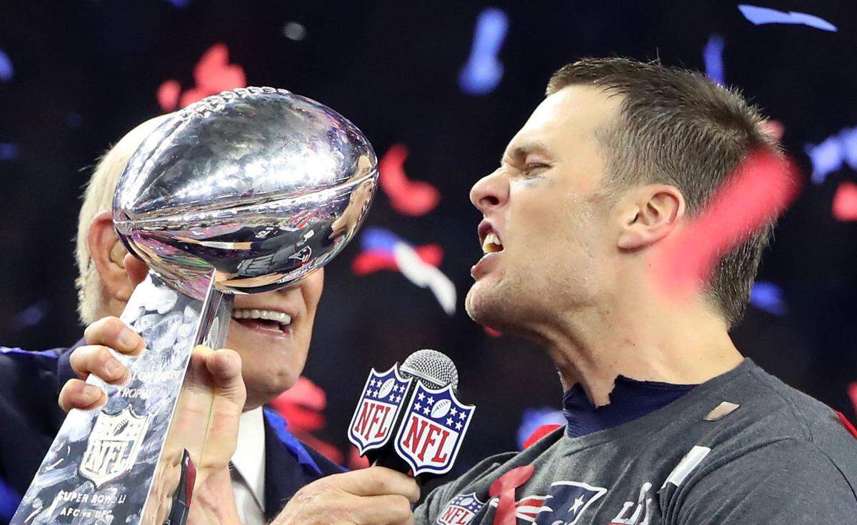 Tom Brady hat am Sonntag als erster Quarterback in der Geschichte der NFL seine fünfte Super Bowl gewonnen.