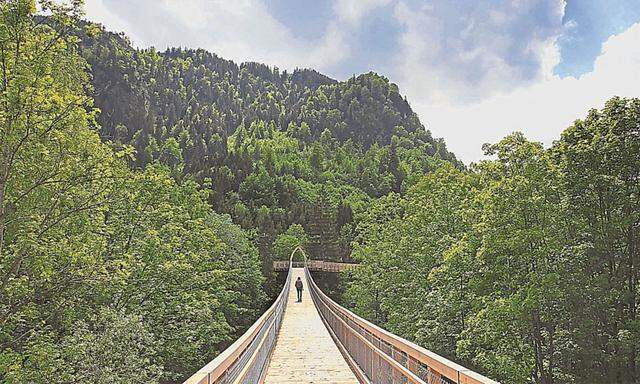 Der Baumkronenweg Ziegelwies in Füssen/Bayern in Deutschland wurde erst 2013 eröffnet. Er ist 21 Meter hoch und führt 480 Meter durch den Wald. 