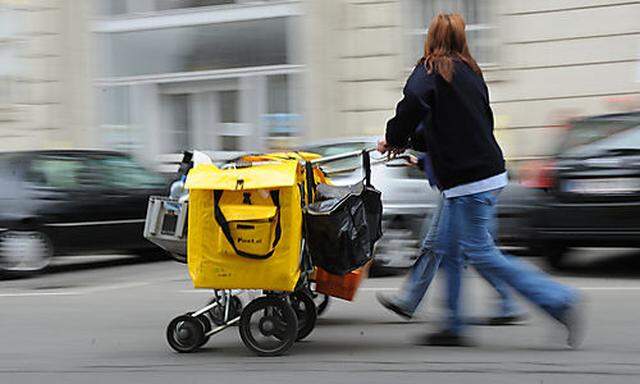 Demonstration, Kundgebung, Post, Postbeamte, Brieftrï¿½ger  Foto: Clemens Fabry