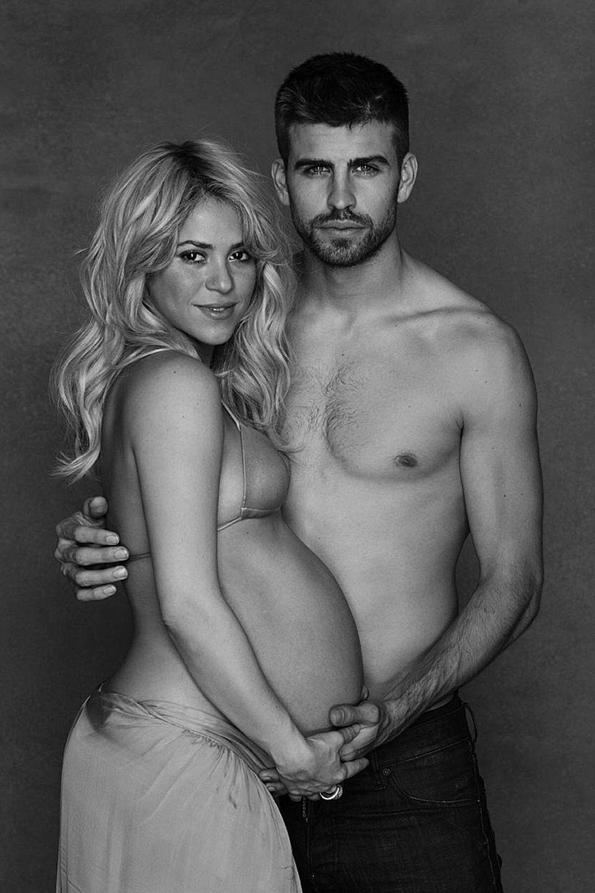 Am 16. Jänner twitterte Shakira ein aktuelles Bild von ihr und Gerard Piqué: "Wir wollen die Geburt unseres ersten Sohnes mit allen feiern", hieß es in ihrer Mitteilung.