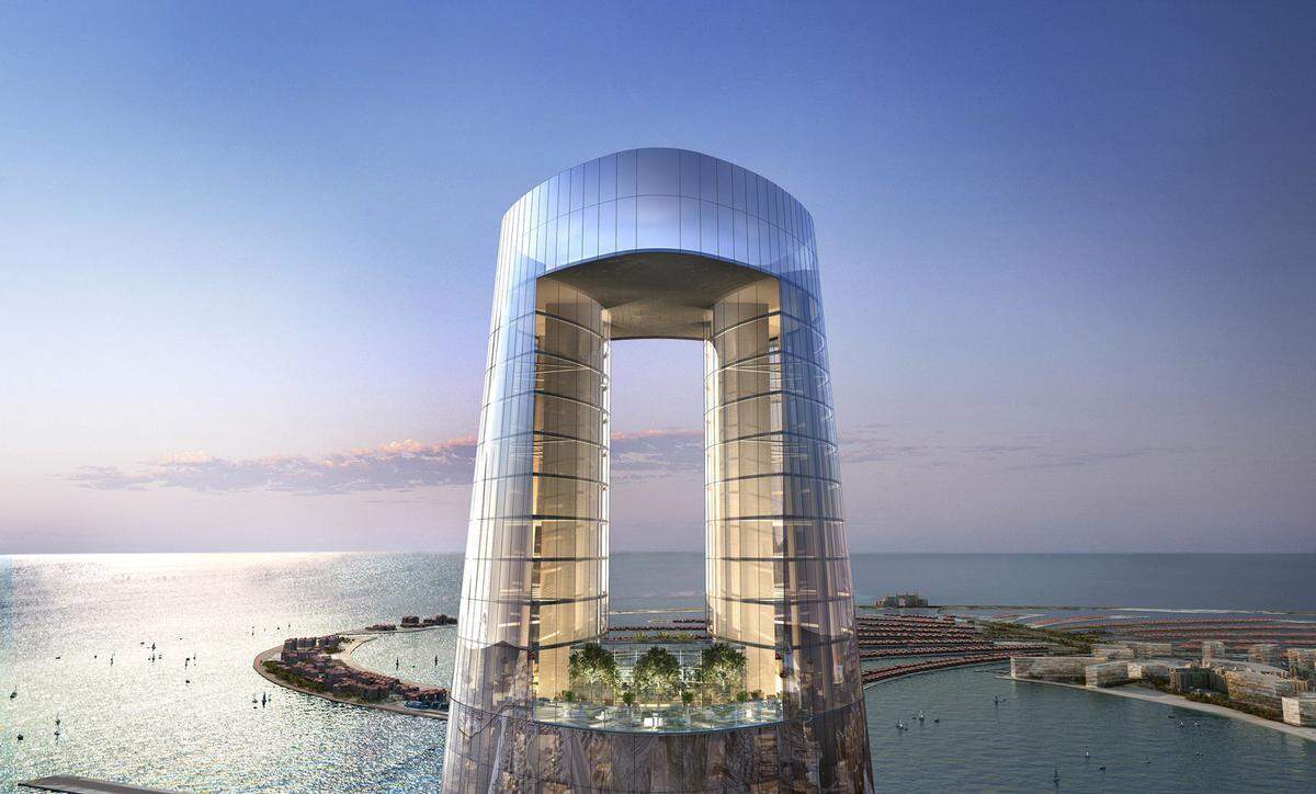Wo sonst, wenn nicht in Dubai, entsteht das weltweit höchste Hotel. "Ciel" der The First Group befindet sich gerade in Bau und soll Ende 2023 in der Dubai Marina seine Türen öffnen.