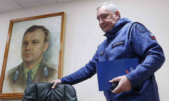 Roskosmos-Chef Rogosin (Archivbild) kritisiert die USA.