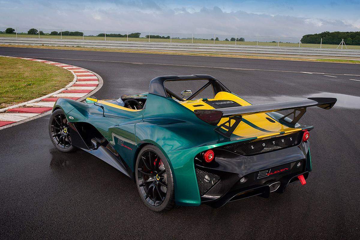 Der Lotus 3-Eleven wird erstmals dem Publikum gezeigt.