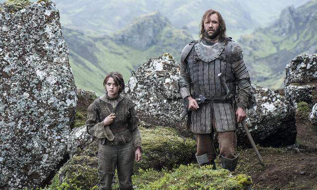 Auch Arya und The Hound würden gerne wissen, wie es mit "Game of Thrones" nach Staffel acht weitergeht