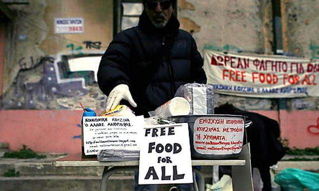 GREECE FINANCIAL CRISIS SOUP KITCHEN