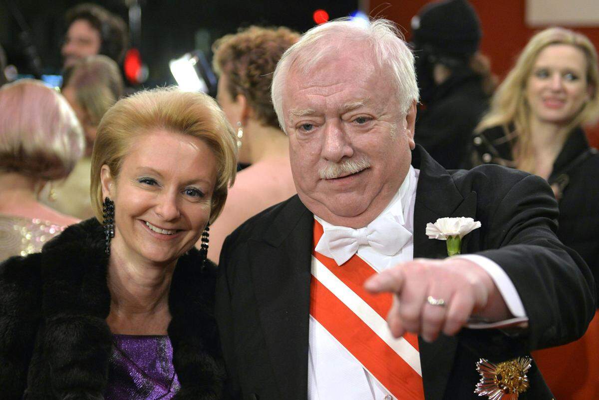 Immer schön in die Kamera schauen: Wiens Bürgermeister Michael Häupl und seine Lebensgefährtin und Ärztliche Direktorin Barbara Hörnlein.