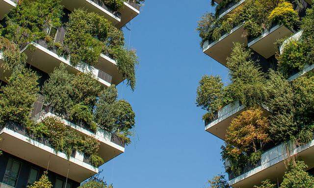 Mehr Licht, Luft, Pflanzen: Architekten, Stadt- und Büroplaner arbeiten daran. Etwa das Büro Boeri mit dem "Bosco Verticale" in Mailand.