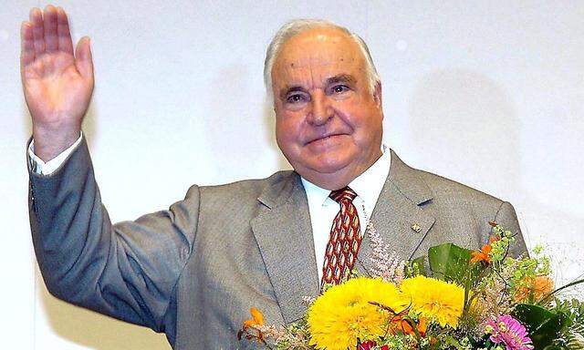 Der deutsche Altbundeskanzler Helmut Kohl 