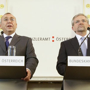 Gusenbauer und Molterer