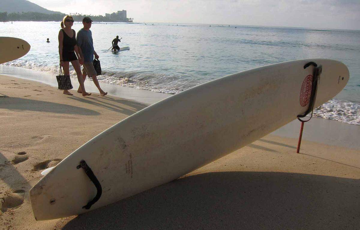 Einige der besten Surfer der Welt, wie zum Beispiel Jamie O'Brien und Gerry Lopez, kommen aus Hawaii.