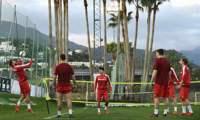 Teamtraining unter Palmen: das ÖFB-Team stimmt sich in Marbella auf die Ära Franco Foda ein. 