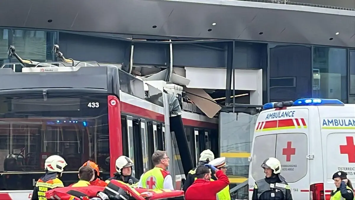 The accident site.
