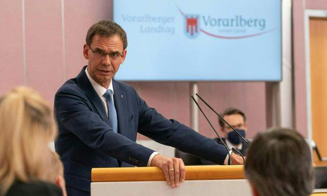 Landeshauptmann Markus Wallner (ÖVP) 