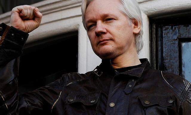 Archivbild von Julian Assange. 