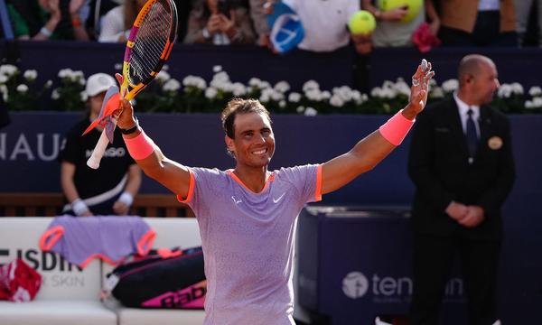 Rafael Nadal in Barcelona. 