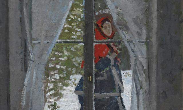 Ein kurzes Innehalten von Madame Monet – dann ist sie weg: Monet malte den Moment 1873.