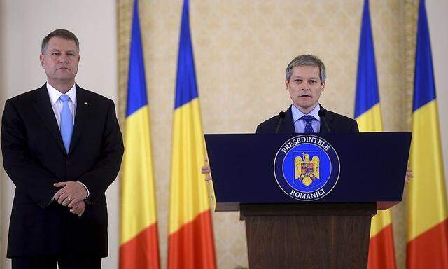 Präsident Johannis betraute Ciolos am Dienstag mit der Regierungsbildung.