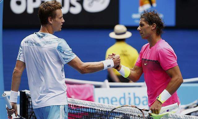 Tomas Berdych und Rafael Nadal 