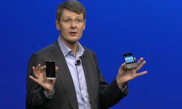 Blackberry stellt neue Smartphones Z10 und Q10 vor