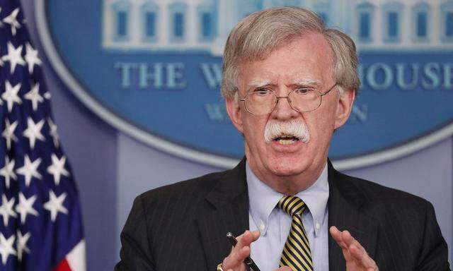 Sicherheitsberater John Bolton: Die USA werden nicht tatenlos zuschauen