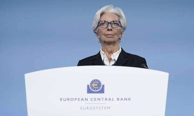 Pressekonferenz der EZB Europaeische Zentralbank Aktuell, 03.02.2022, Frankfurt, Christine Lagarde Praesidentin der Eur