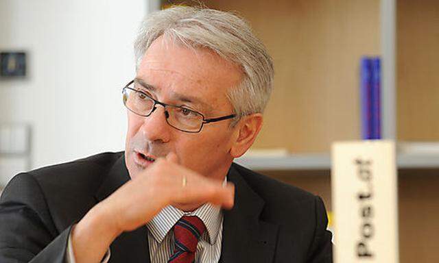 Dr. Georg P�lzl, Vorsitzender des Vorstandes der �sterreichischen Post AG  Photo: Michaela Bruckberge