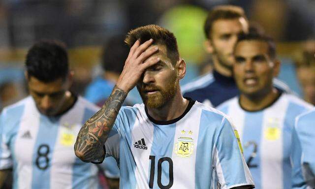 Lionel Messi trifft nicht, in der Fußballnation Argentinien geht die Angst um.
