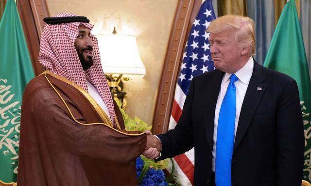 Kronprinz Mohammad bin Salman al-Saud und Donald Trump