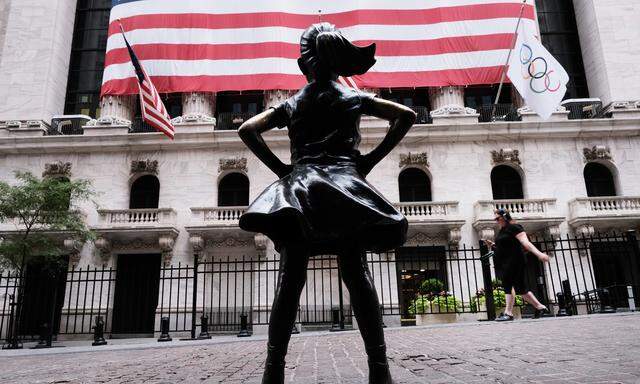 Die Genehmigung des "Fearless Girl" in Downtown Manhattan ist abgelaufen.