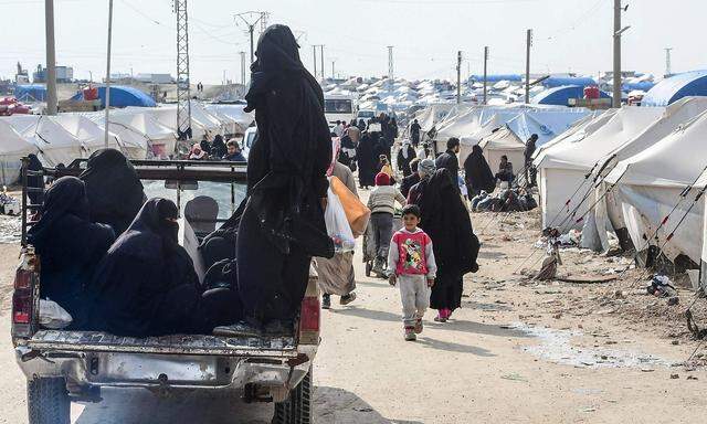 Lager für Verwandte von IS-Kämpfern in Syrien