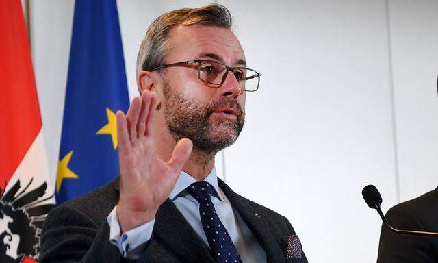 Infrastrukturminister Norbert Hofer 