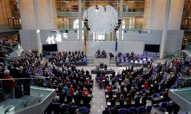 Bundestag in Berlin.