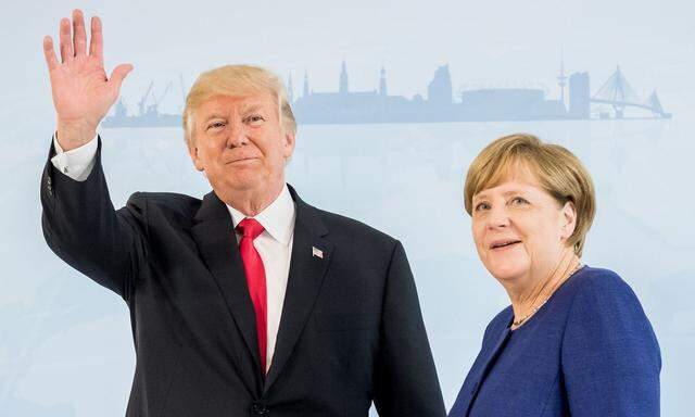 Archivbild: Trump, Merkel