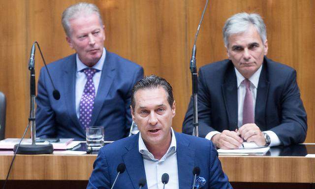 Mitterlehner, Faymann, Strache