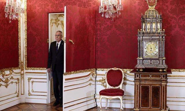 Austria's President Alexander Van der Bellen news conference after exchanges of gunfire in Vienna