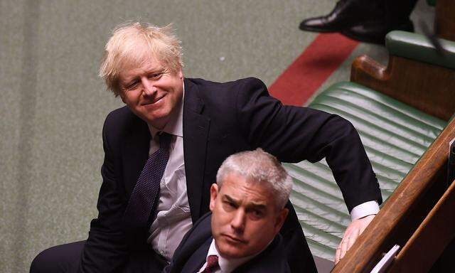 Boris Johnson am Freitag im Unterhaus.