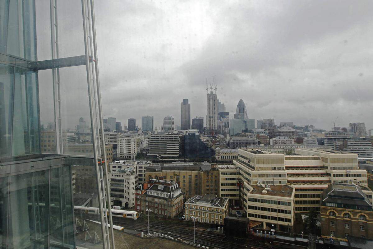 Seit März 2009 ist die „Shard“ aus dem Boden der Londoner Innenstadt gewachsen. Entworfen hat sie der Architekt Renzo Piano.