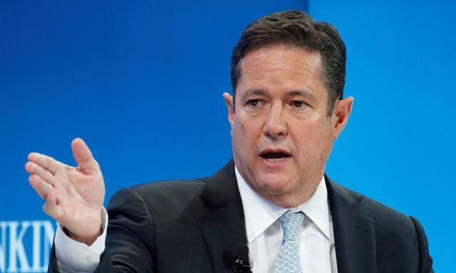FILE PHOTO: Jes Staley, CEO of Barclays bank, attends the WEF annual meeting in Davos