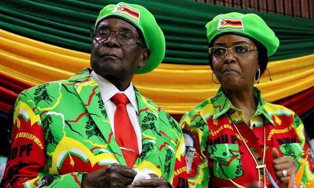 Robert und Grace Mugabe
