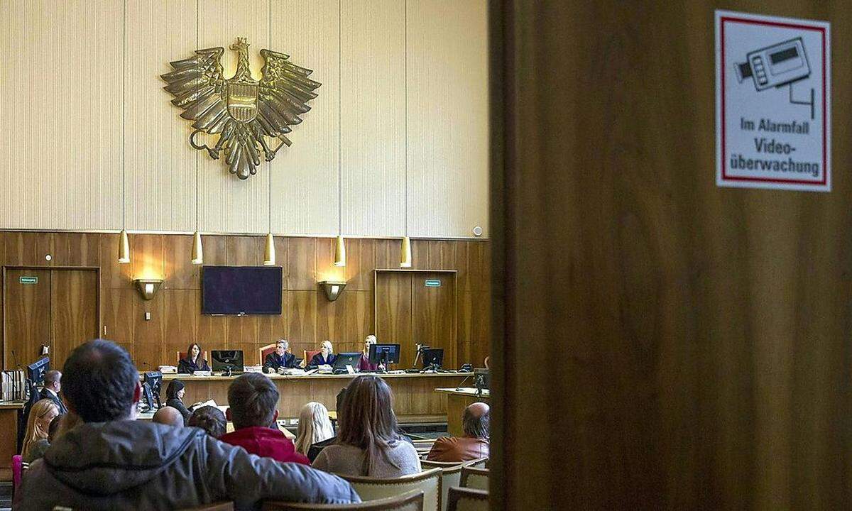 Archivbild: Blick in Grazer Gerichtssaal