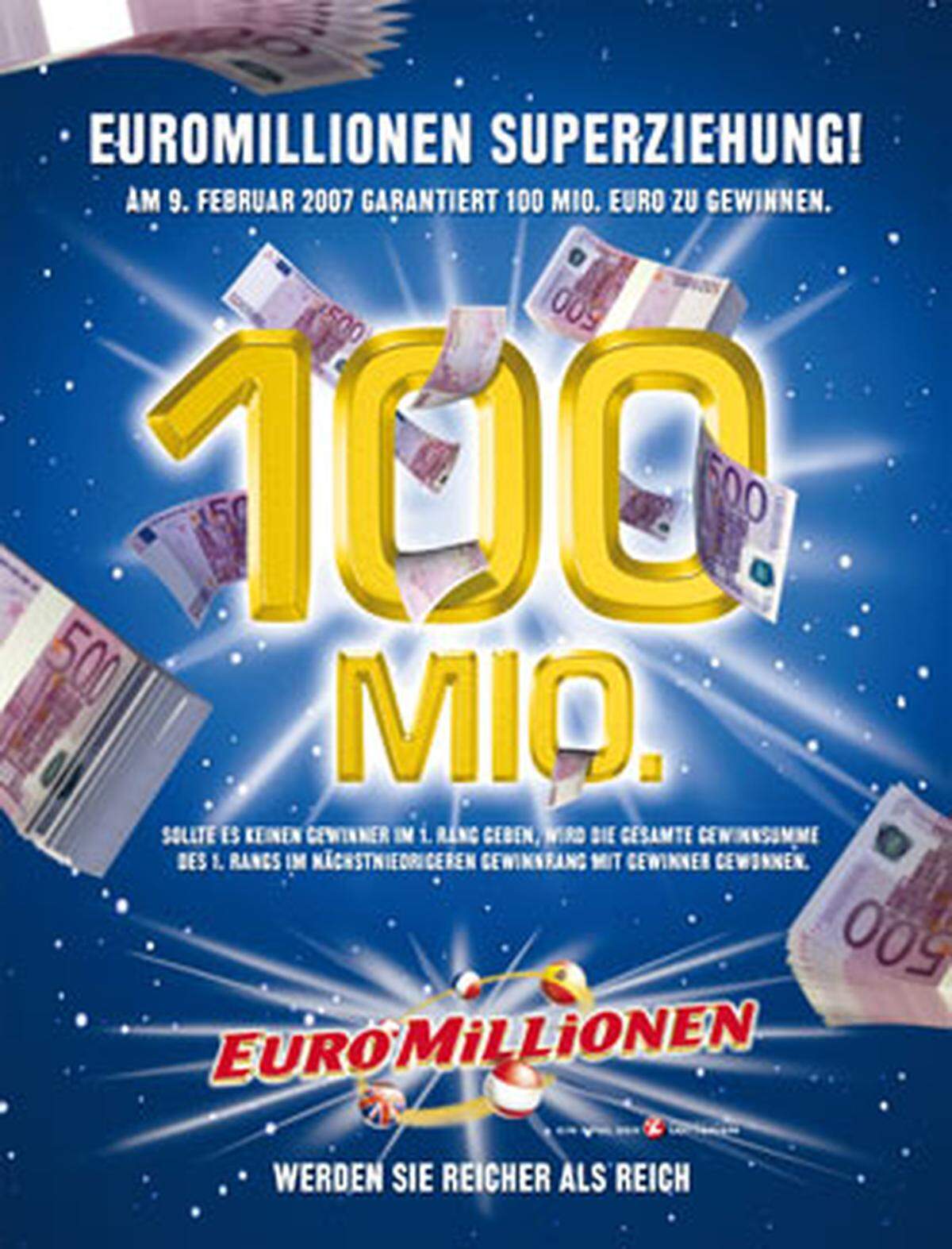 Dienstleistungen: "Euro Millionen", Österreichische Lotterien, Young &amp; Rubicam Vienna, Onminmedia