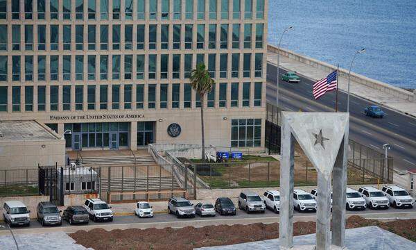 Die US-Botschaft in Kuba: China soll seit mindestens 2019 vom karibischen Inselstaat aus, die USA abhören.