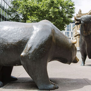 Inside The Frankfurt Stock Exchange As EU Blacklists Russia Tycoons