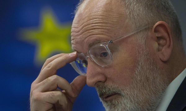 Kommissionsvizechef Frans Timmermans ringt um die Einhaltung der Kopenhagener Kriterien
