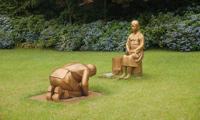 Bronzemädchen: Gedenken an Opfer japanischer Verbrechen.