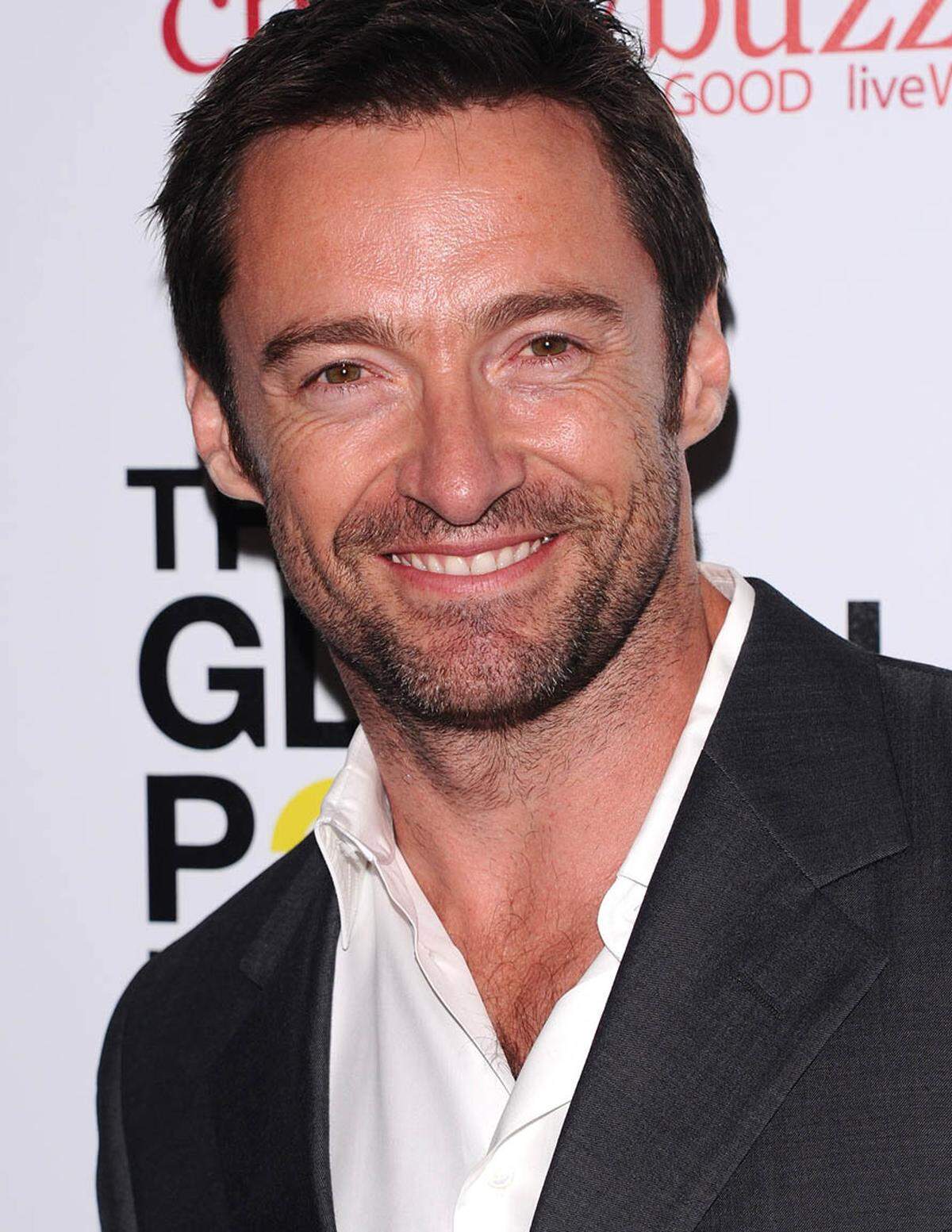 "Wolverine" Hugh Jackman wurde 2008 zum Mann mit dem größten Sexappeal gewählt. In diesem Jahr spielte er an Nicole Kidmans Seite in dem Epos "Australia".