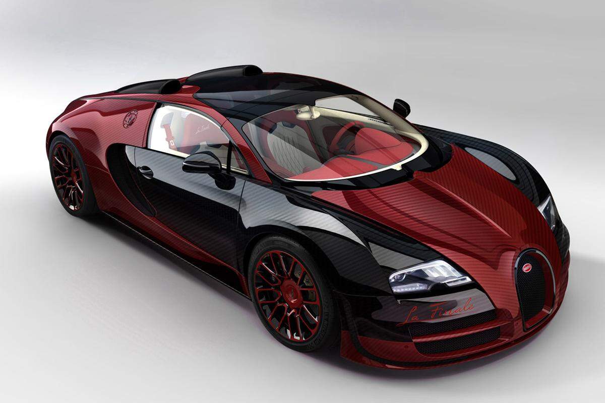 Derzeit liegt Bugatti mit dem Veyron Super Sport (im Bild die Edition "Finale") in Führung.