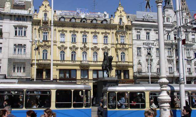 Zagreb: Kaiserliches im innerstädtischen Grün, draußen Beton