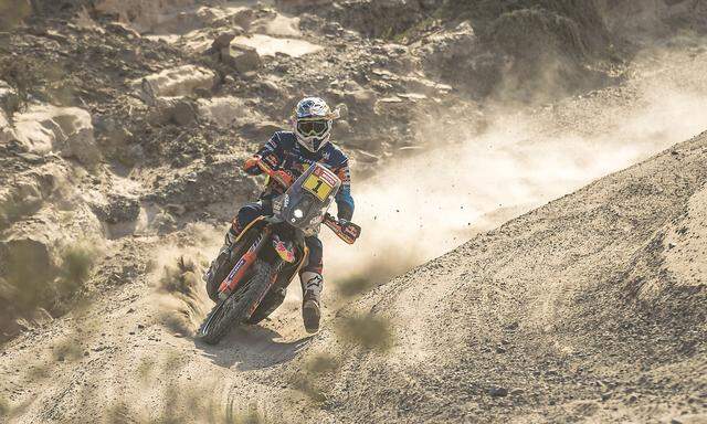 Matthias Walkner kämpft bei der Rallye Dakar erneut im Spitzenfeld mit.